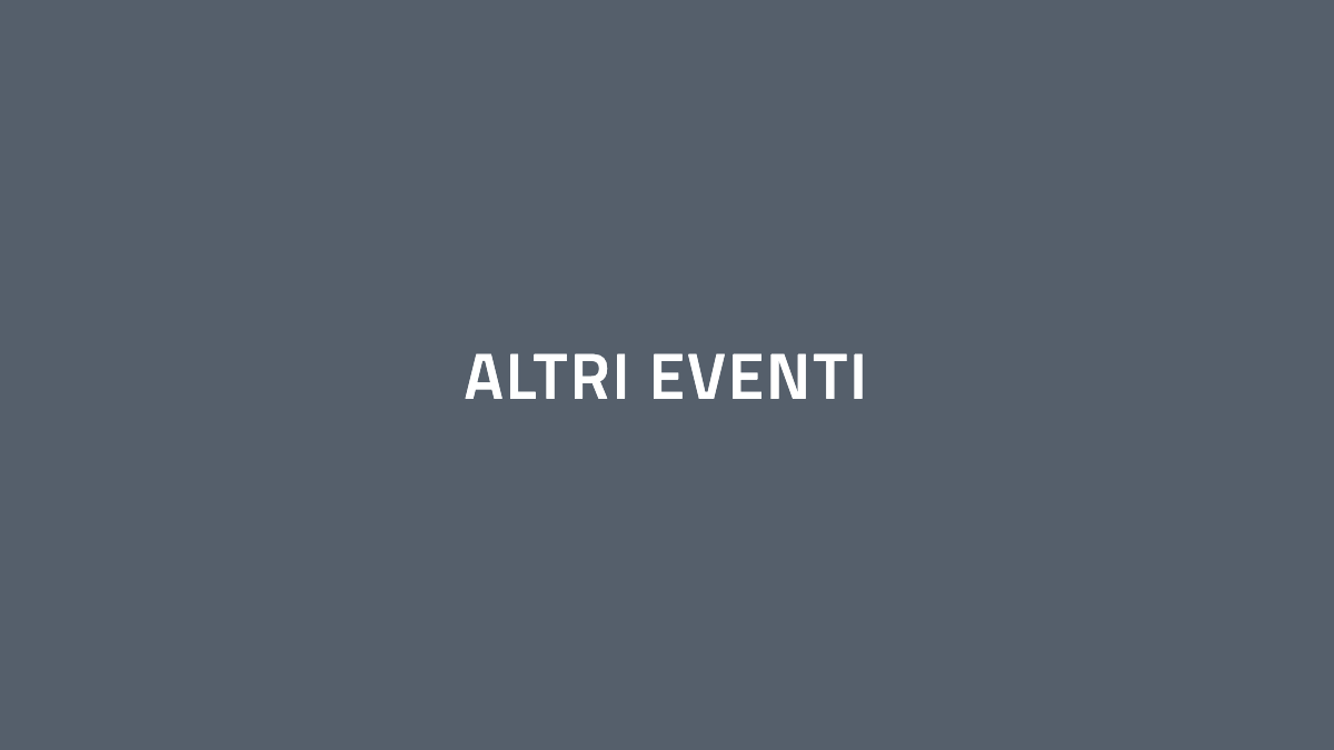Altri eventi