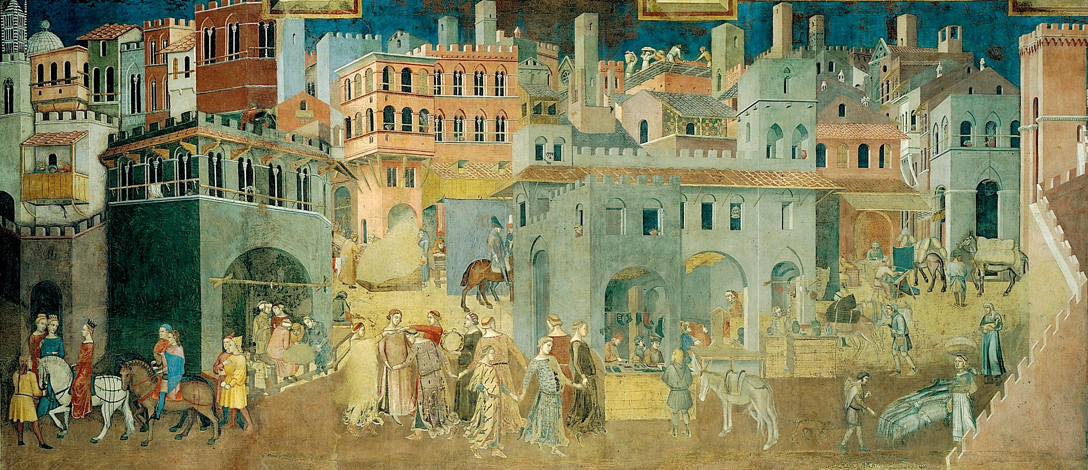 Allegoria del Buon Governo, Ambrogio Lorenzetti